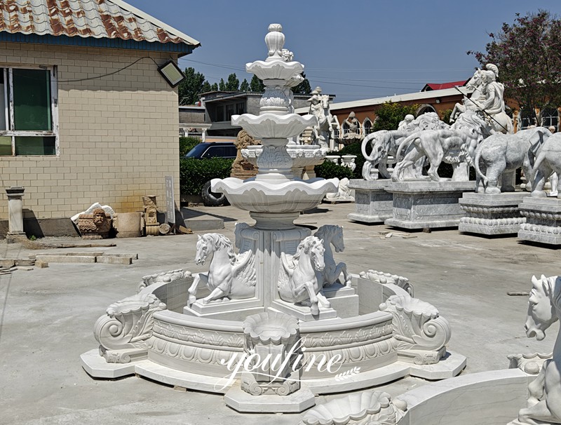 Marble Horse Fountain