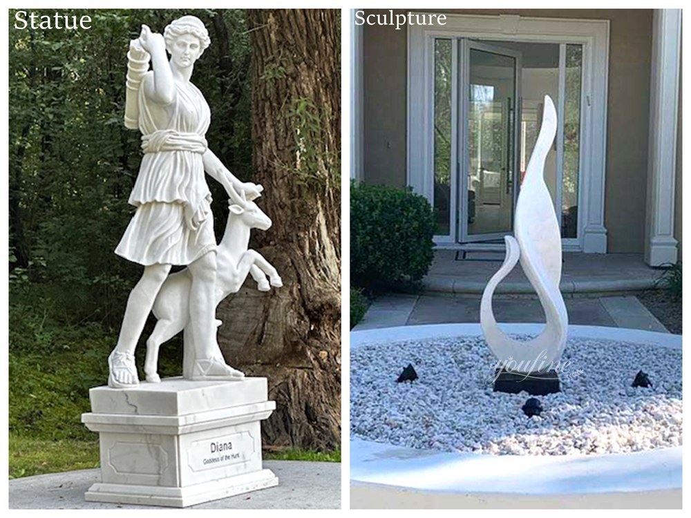 high quality Marble Hunting God Statue and Abstract Sculptures