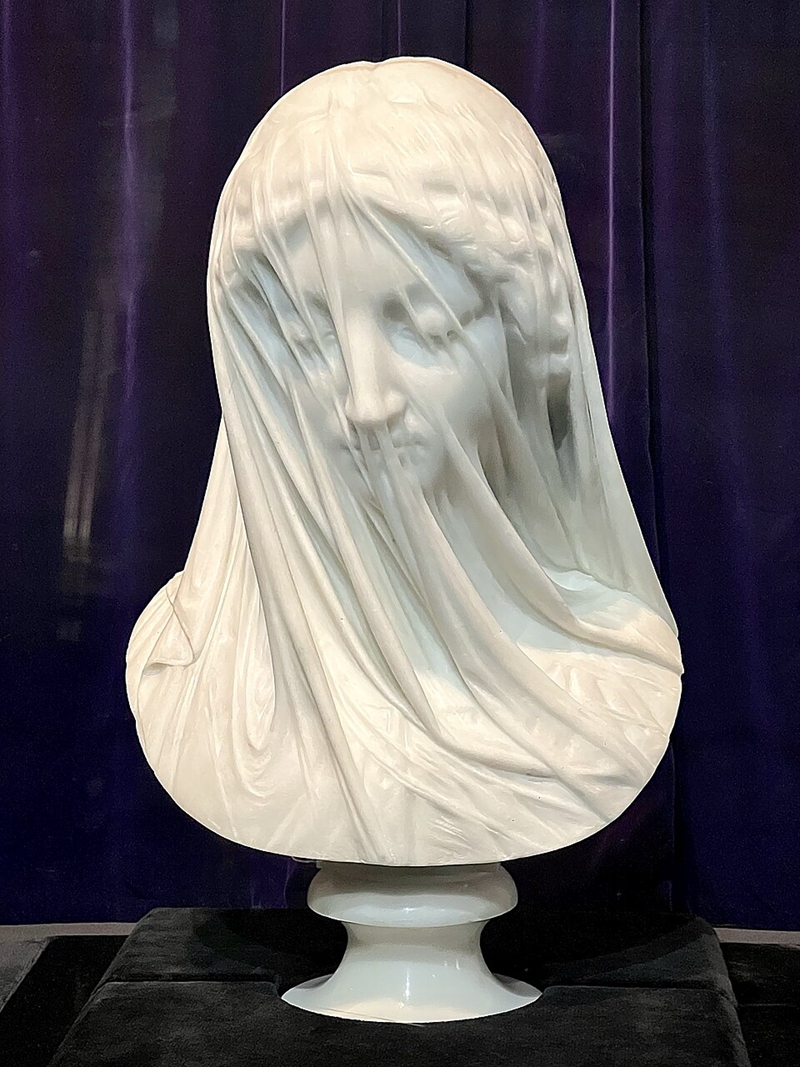 The Veiled Virgin Giovanni Strazza (1818–1875)