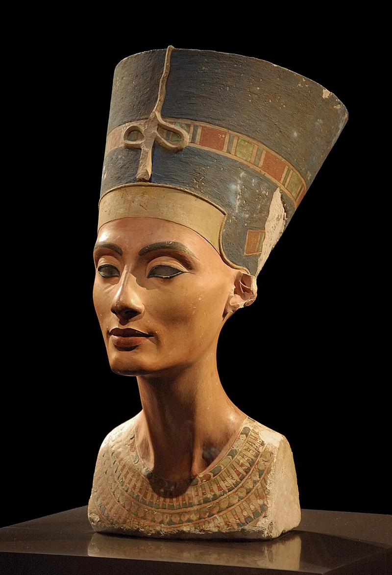 The bust of Nefertiti is part of the Egyptian Museum of Berlin collection