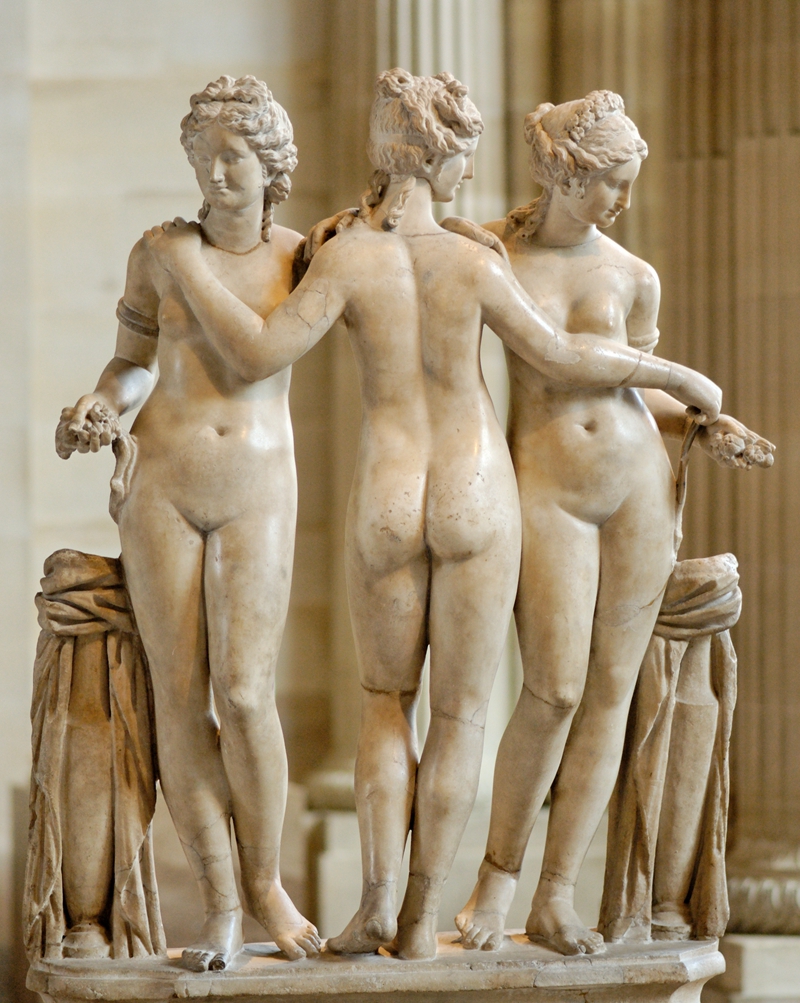Three Graces, Louvre