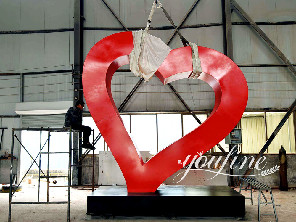 heart sculpture factory trial assembly (1)