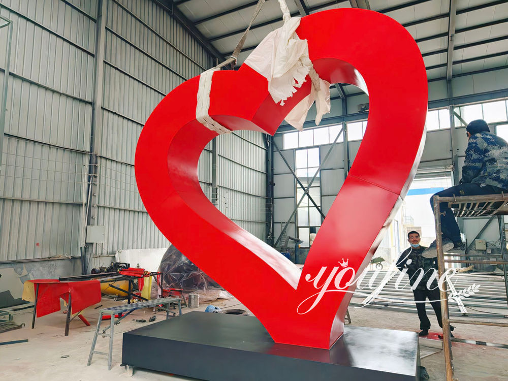 heart sculpture factory trial assembly (3)