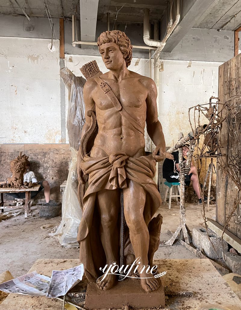 hunting god clay model