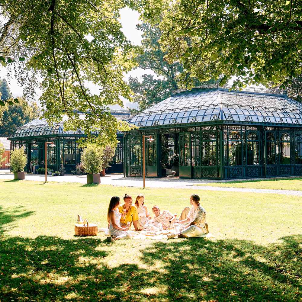 green large Orangerie Conservatory