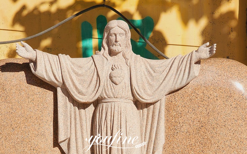 religious Jesus Statue Memorial for Cemetery