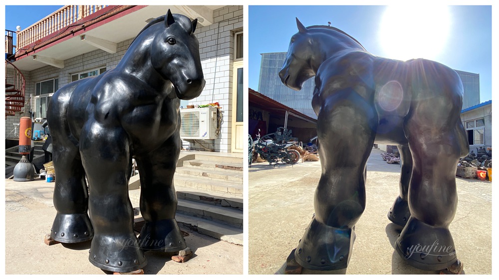 Fernando Botero Horse statue