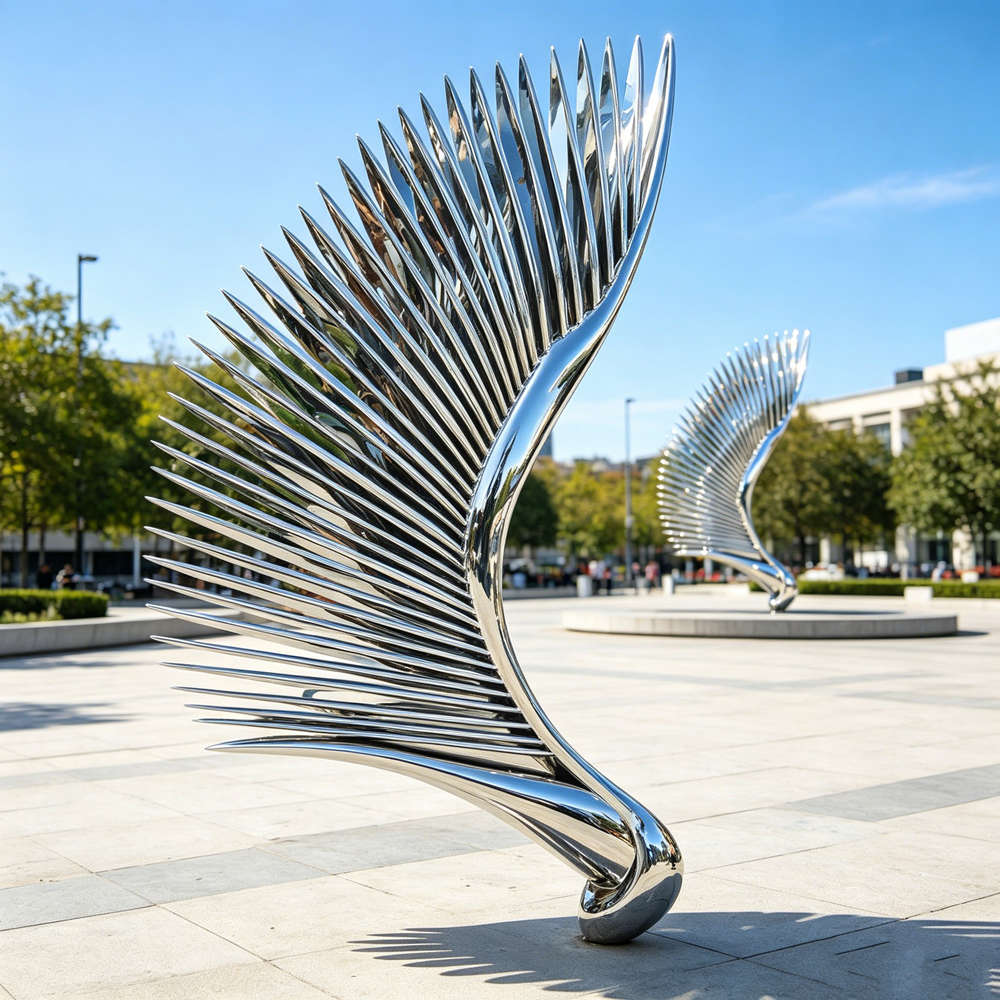Public Art Stainless Steel Sculpture