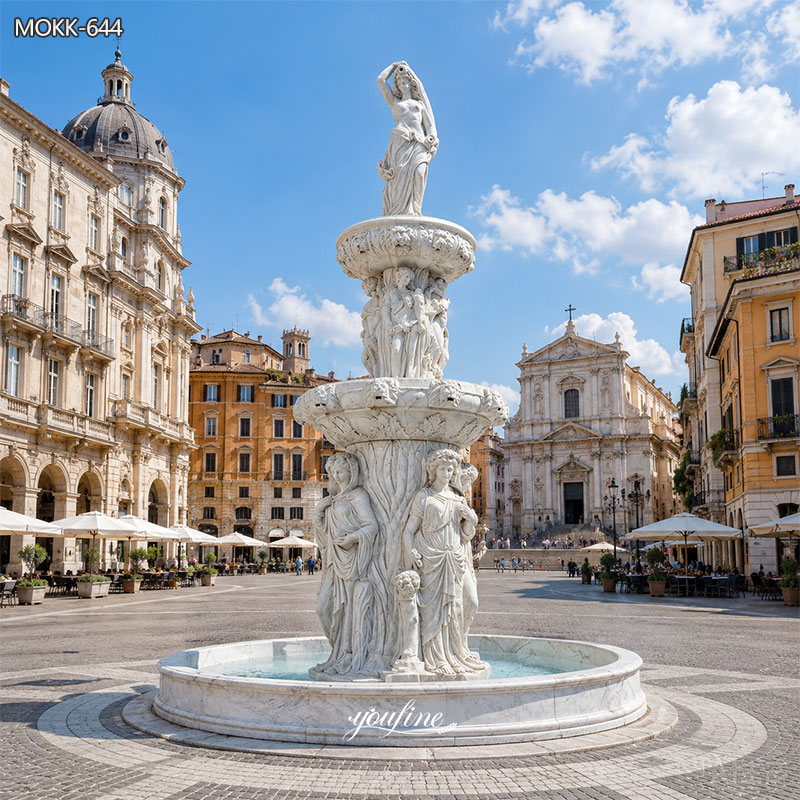 Luxurious Marble Outdoor Water Fountain MOKK-644