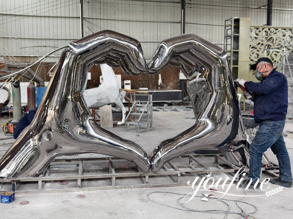 hand sculpture in production