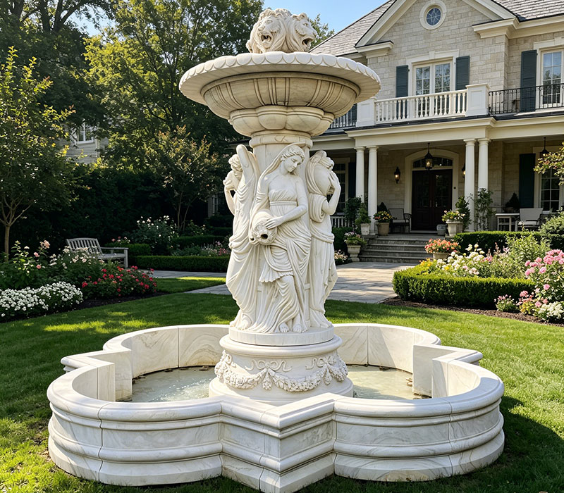 marble statuary fountain