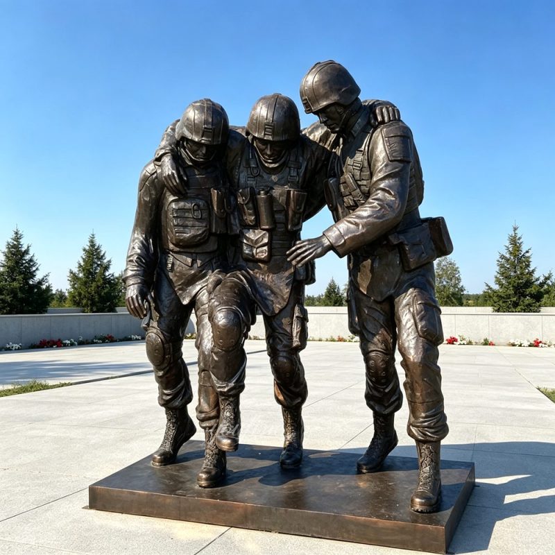 Memorial No Man Left Behind Statue