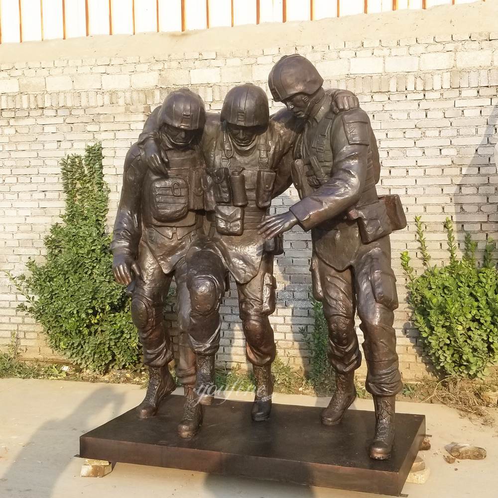 No Man Left Behind Statue in our factory