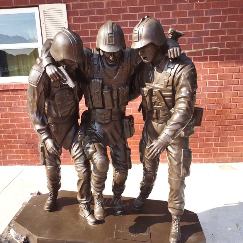 School feedback of the No Man Left Behind Statue