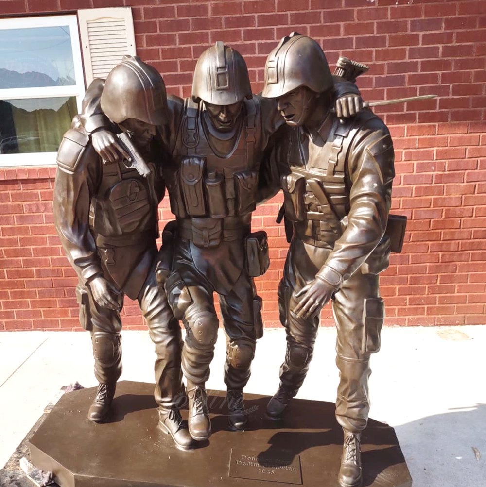 School feedback of the No Man Left Behind Statue