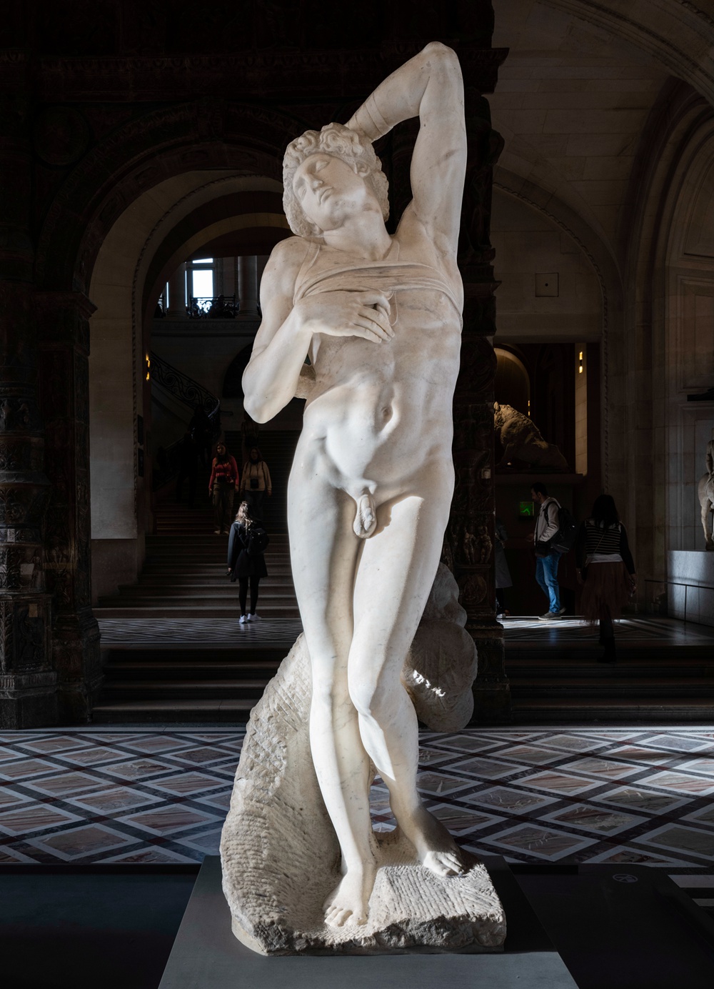 De Stervende Slaaf (L'Esclave mourant, Lo Schiavo morente), een marmeren sculptuur van de Italiaanse renaissancekunstenaar Michelangelo.