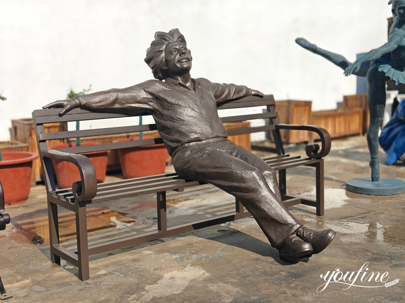 bronze Einstein sculpture at YouFine Factory