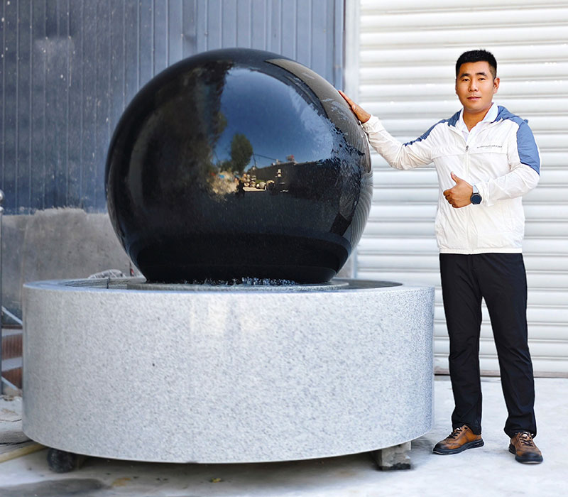 marble ball fountain