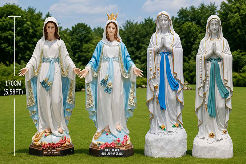 different color of virgin mary
