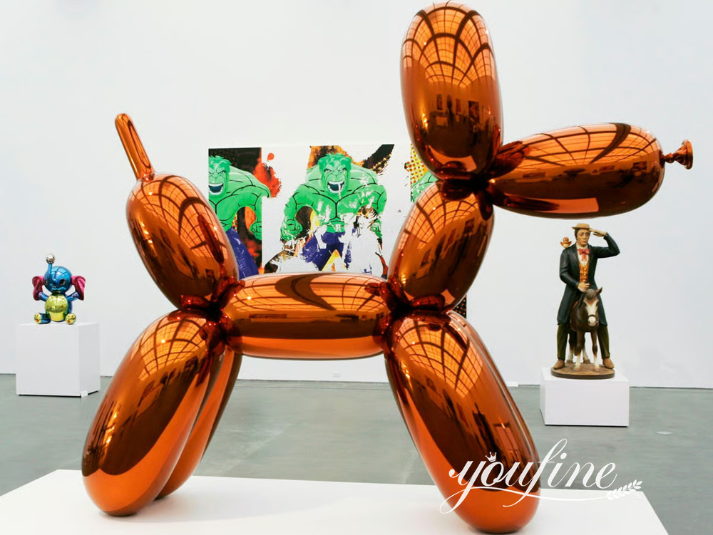 Jeff Koons' ballonhondsculptuur