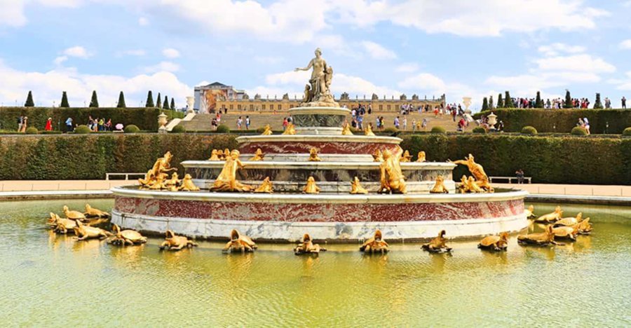 Neptune Fountain in Versailles, France