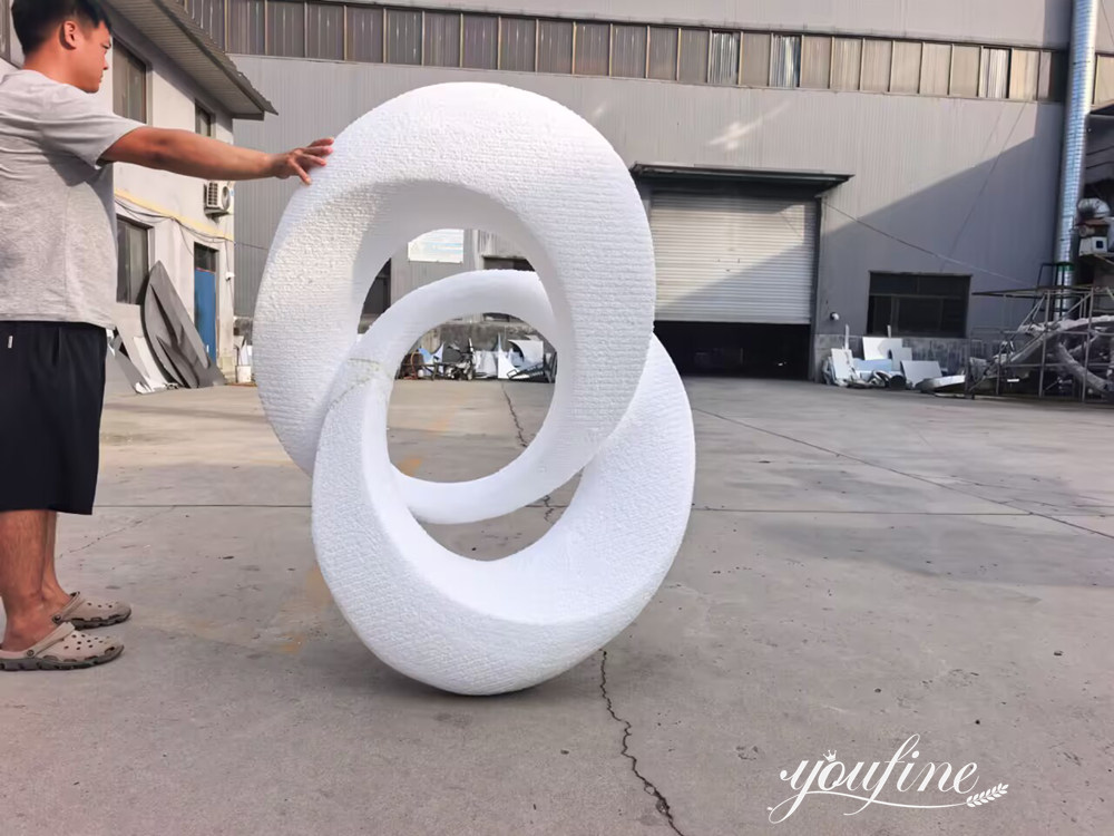 finished foam model of custom made sculpture
