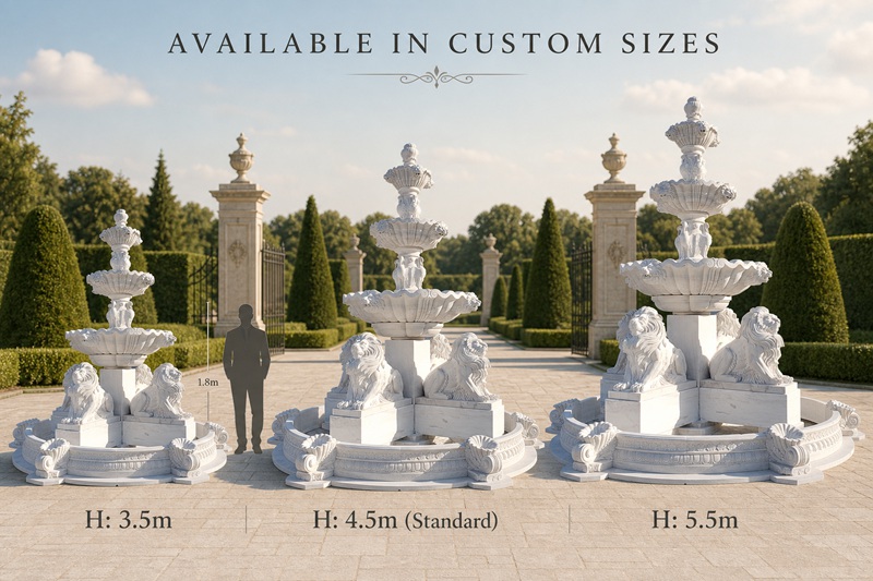 marble fountian custom service