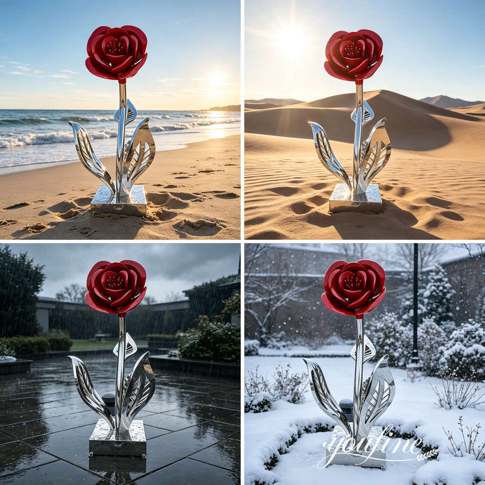escultura en un entorno diferente