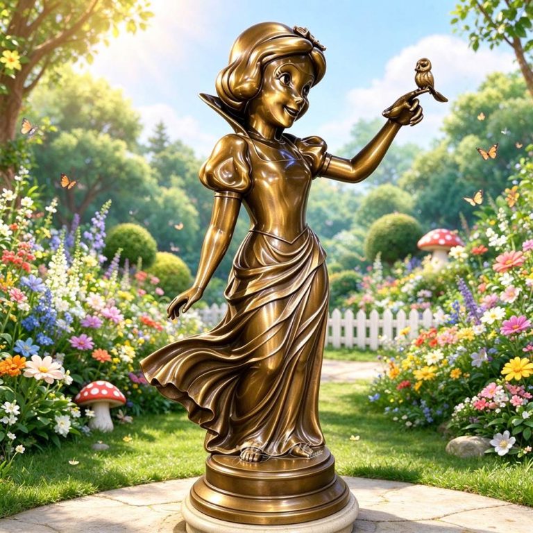 Life‑Size Bronze Snow White Sculpture BFI-242
