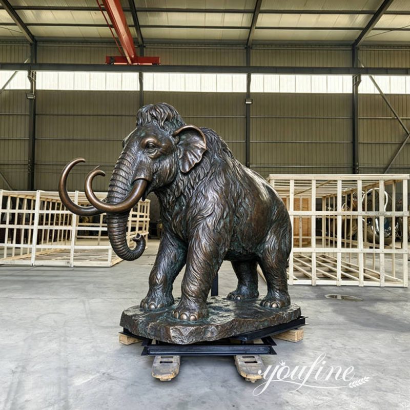 Mammoth Sculpture for Outdoor Decoration (2)