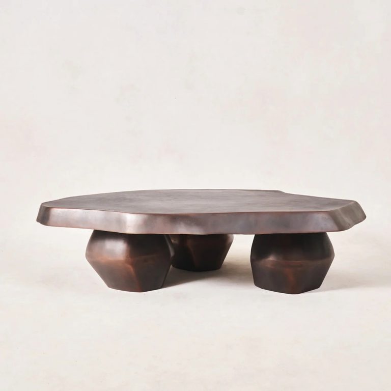 Modern Irregular Bronze Table for Home Decor BSO-048