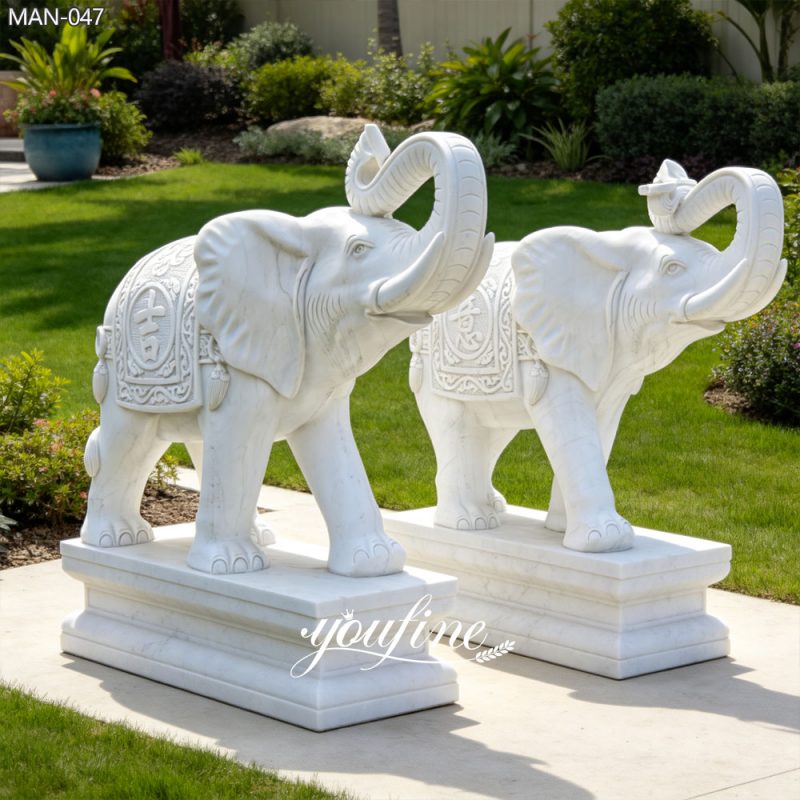Estatua de elefante para la entrada de la casa