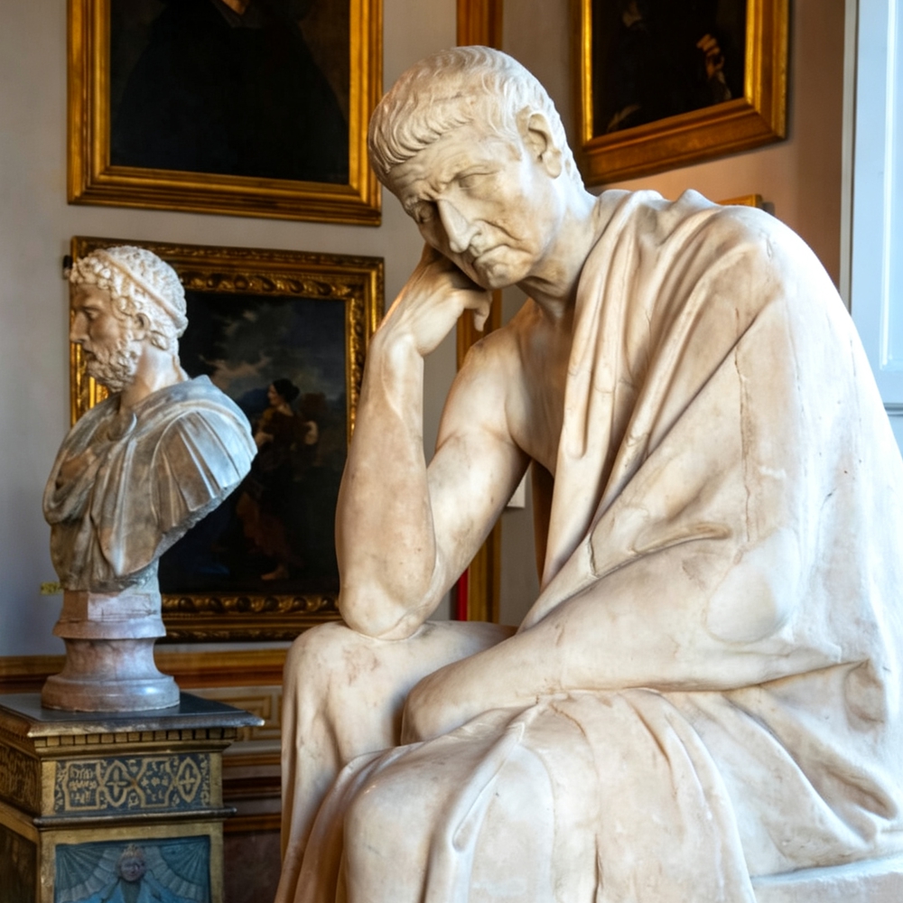 famous Aristotle statue