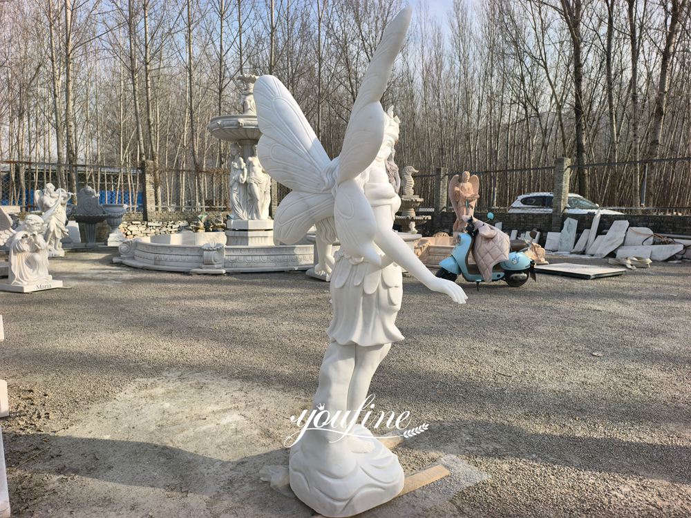 marble fairy statue