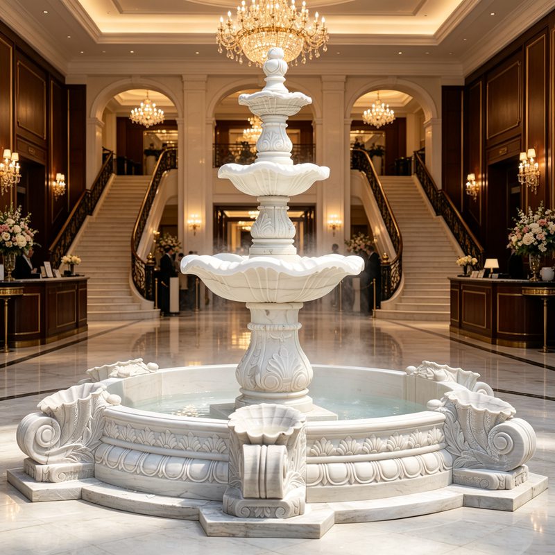 How to Choose a Marble Fountain for a High-end Hotel