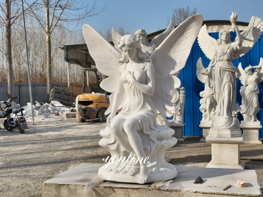 sitting fairy statue for sale