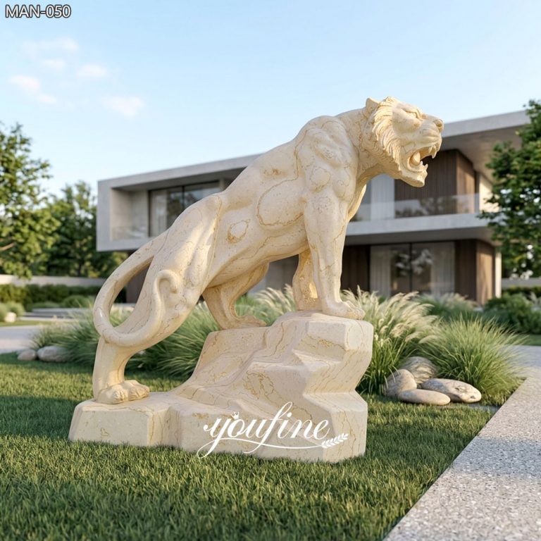 Large Stone Tiger Statue for Garden