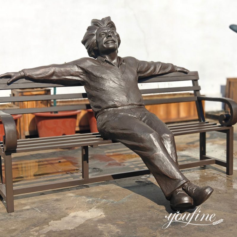 finished bronze Albert Einstein Statue at YouFine Factory (2)